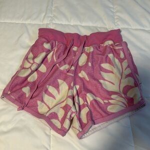 Out From Under (Urban Outfitters) pink flower shorts